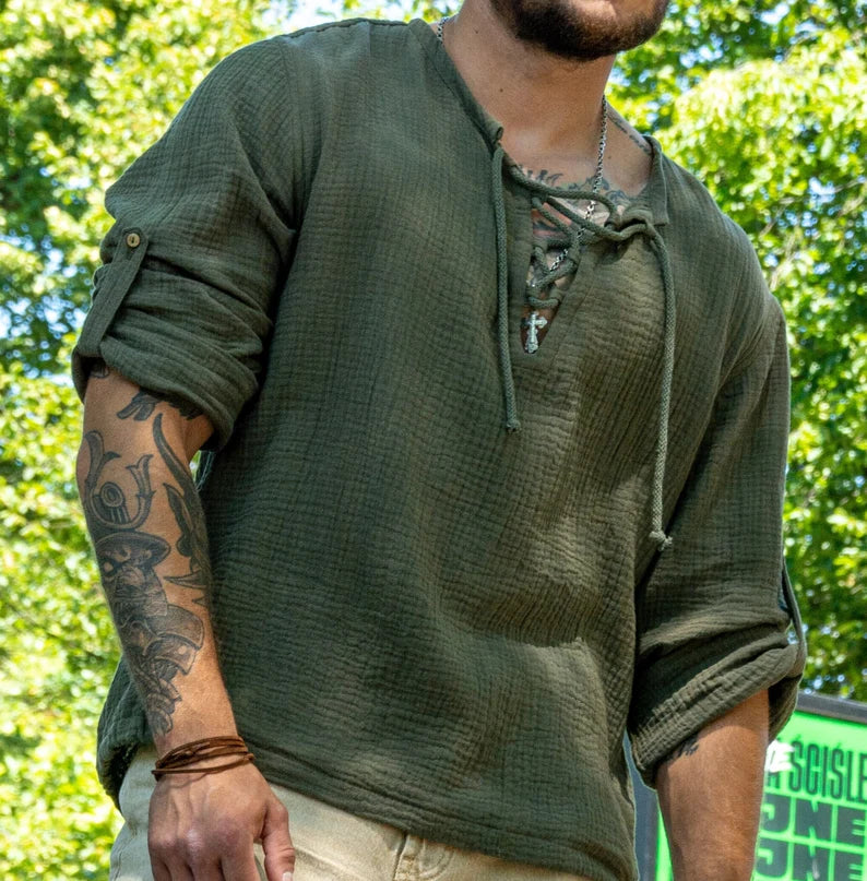 Men’s Lightweight Muslin Summer Shirt