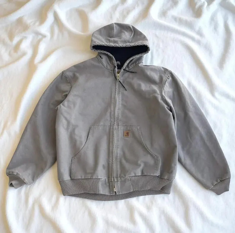 Vintage J130 Active Work Jacket Hoodie – Classic Pullover Sweatshirt Style